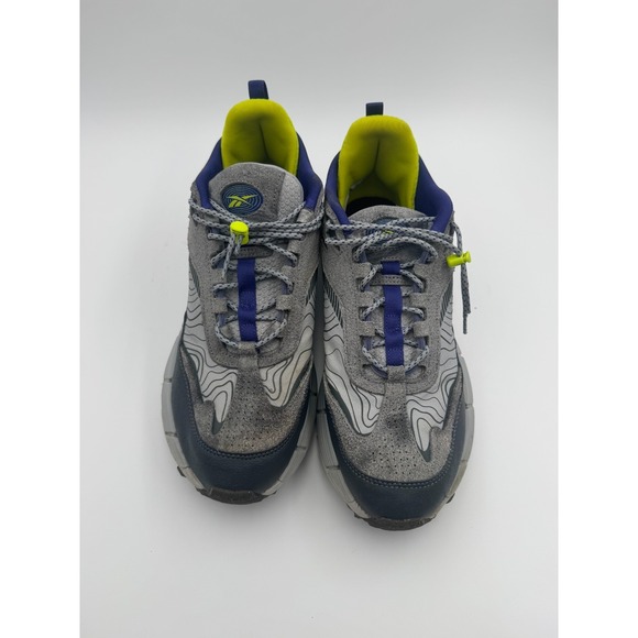 Reebok Zig Kinetica 2.5 Edge GX6832 Mens 10.5 Running‎ Shoes Gray Lime Sneaker main image 11